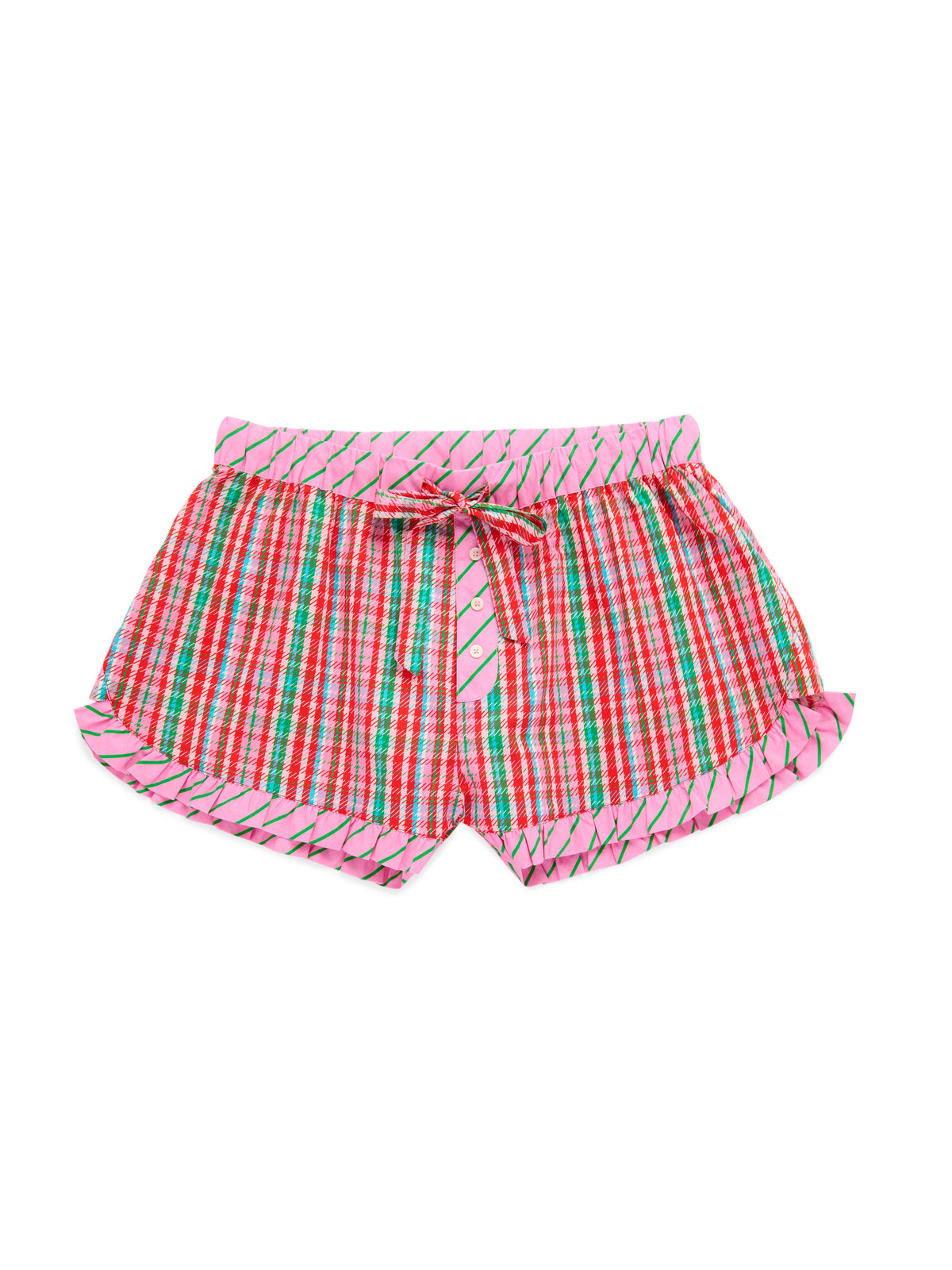 PLAID BOXER SHORTS, MULTI
