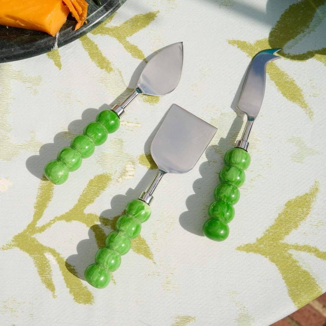 Green Surrey Cheese Knife Set, SumnerEdit