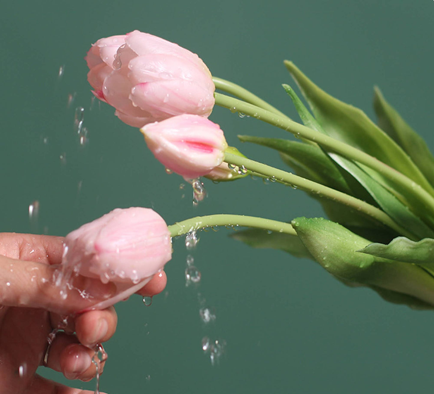 16" Real Touch Lifelike Tulip