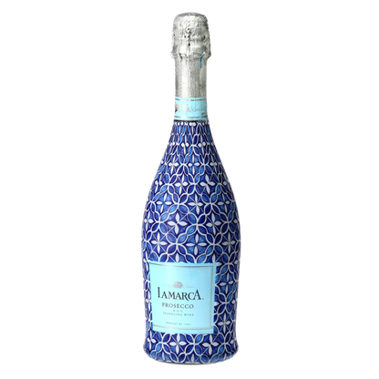 Andalusian Tile Prosecco Bottle Wrap