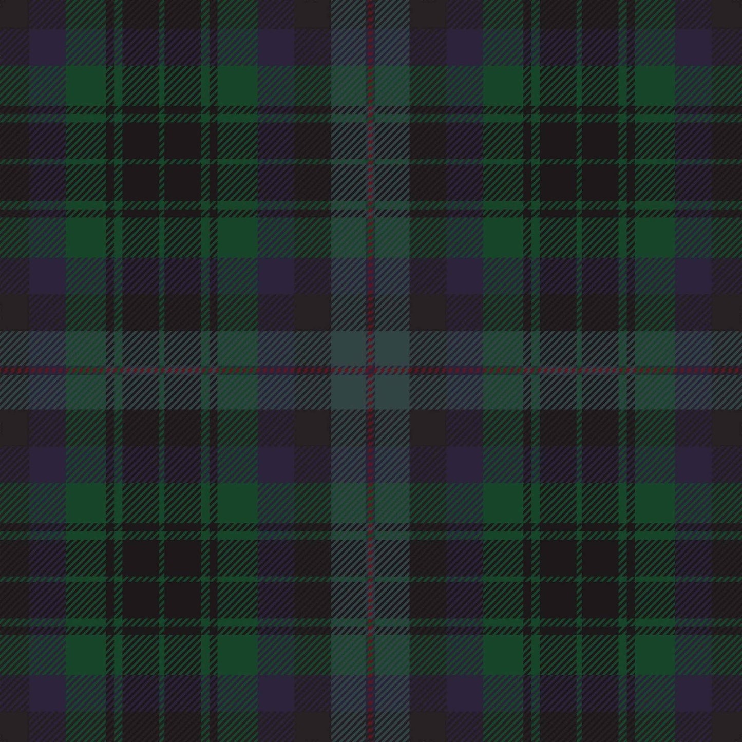 Blue & Green Christmas Tartan Prosecco Bottle Wrap
