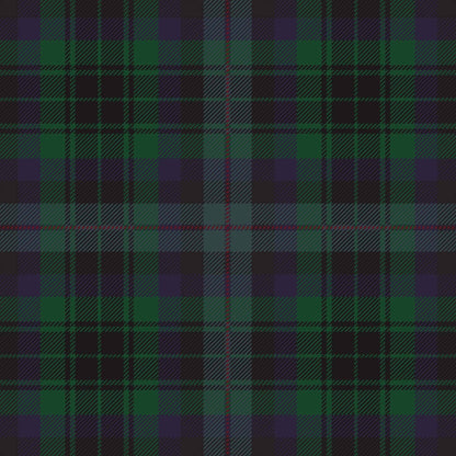 Blue & Green Christmas Tartan Prosecco Bottle Wrap
