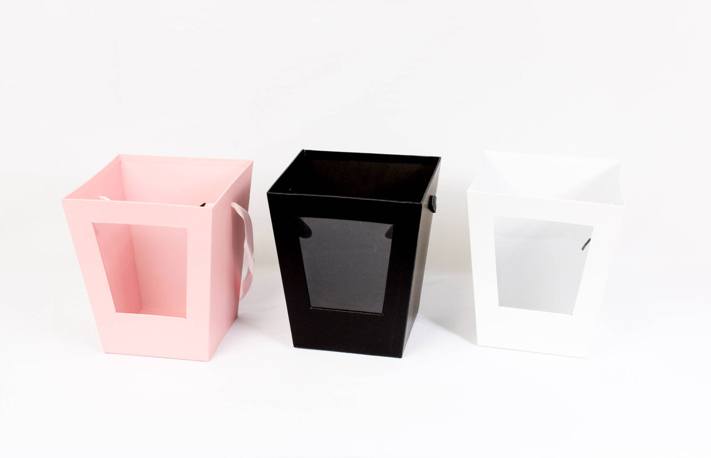 Rigid Trapezoidal Window Flower Tote Bag