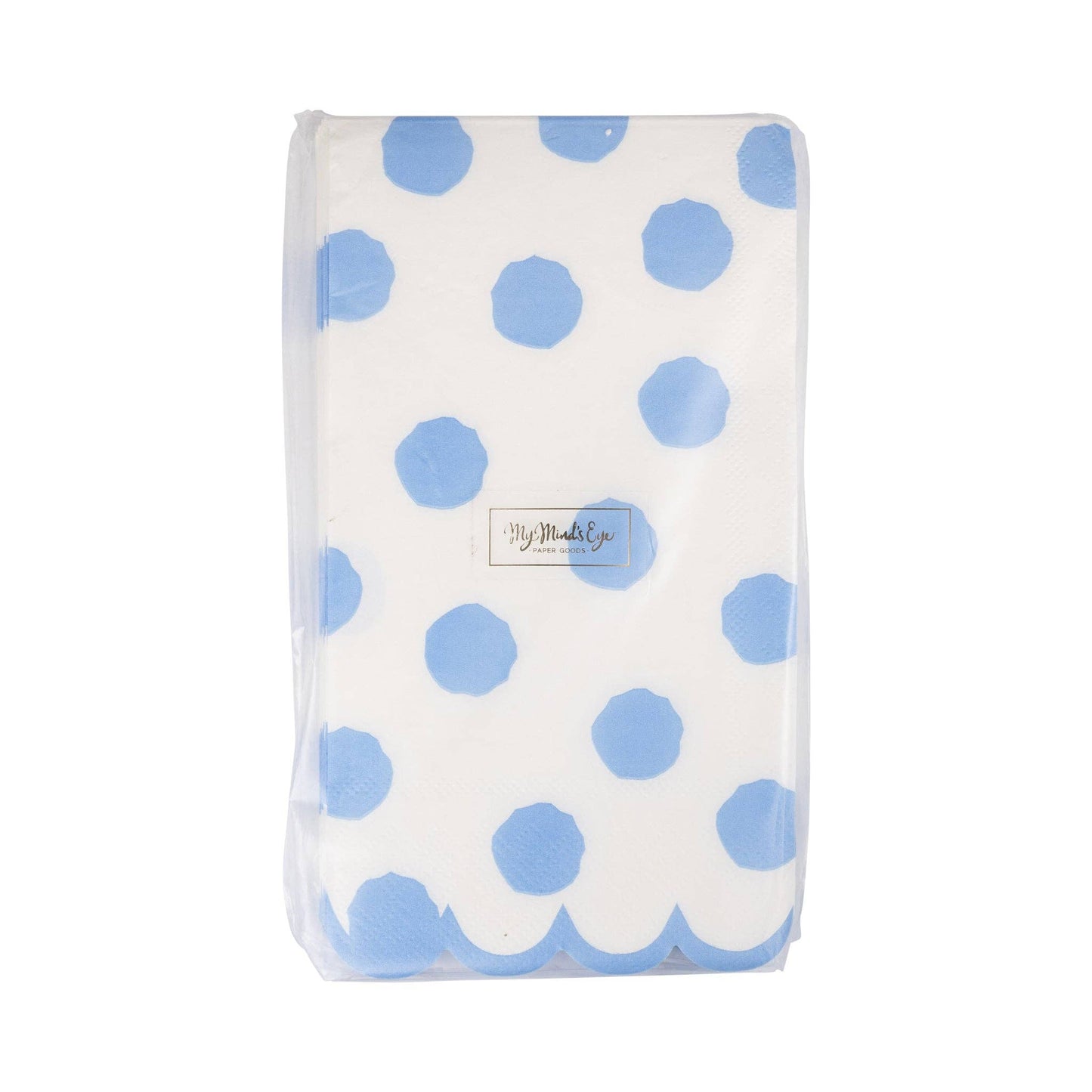 PAR1111 - Blue Polka Dot Dinner Napkin