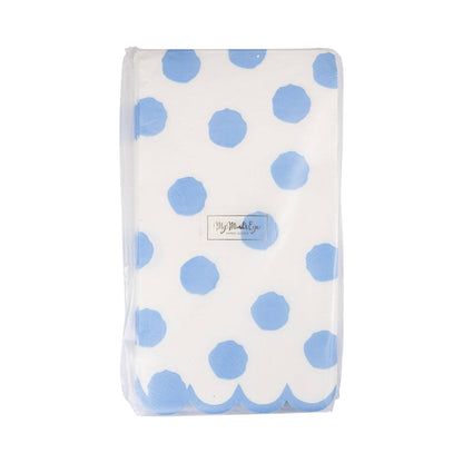 PAR1111 - Blue Polka Dot Dinner Napkin