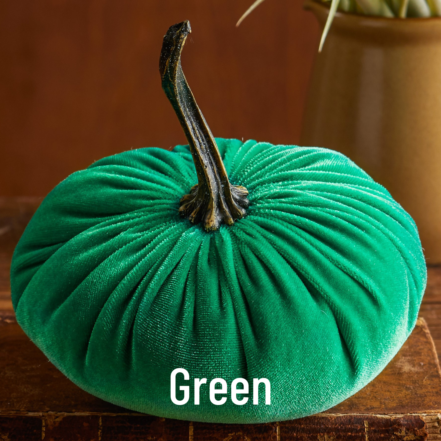 Pumpkin Large Velvet, Fall Mantel Decor, Halloween Table