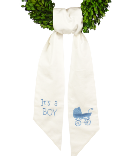 Wreath Sash: It's A Boy