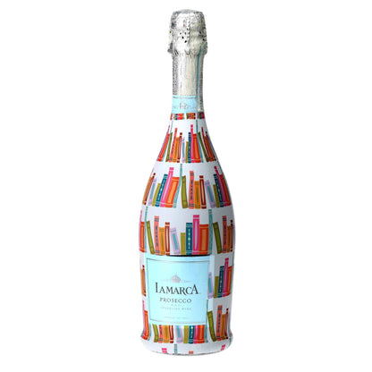 Warm & Bright Books Prosecco Bottle Wrap