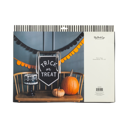 HAL1313 - Trick or Treat Canvas Banner
