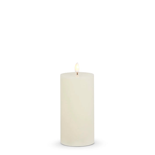 3" X 6" Ivory Pillar Candle