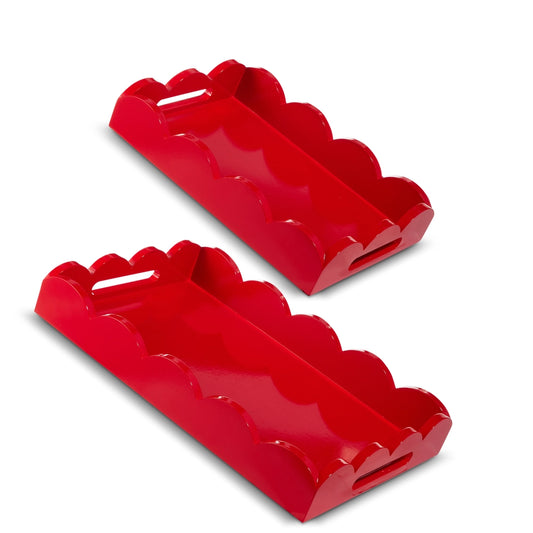 18.5" Scalloped Tray