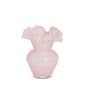8.75" Pale Pink Ruffle Vase