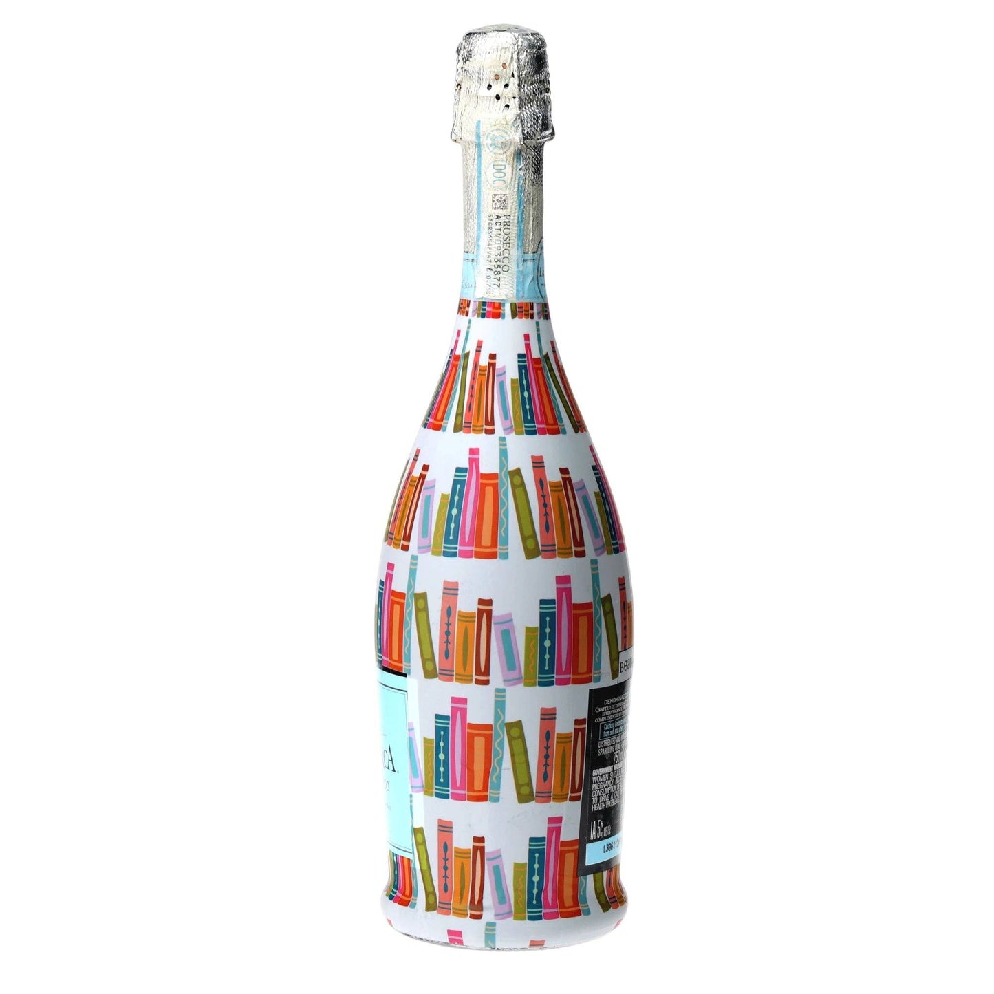 Warm & Bright Books Prosecco Bottle Wrap
