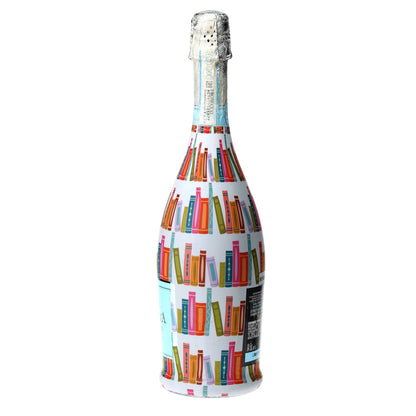 Warm & Bright Books Prosecco Bottle Wrap