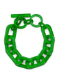 Resin Cable Chain Toggle Bracelet