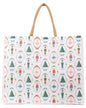 Nutcracker Waltz Juco Carryall Tote   White/Multi   22x19x8