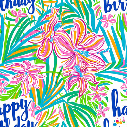 Beau Bottles Happy Birthday Floral - Prosecco Collection