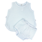 Paty Knit Pinstripe Diaper Set