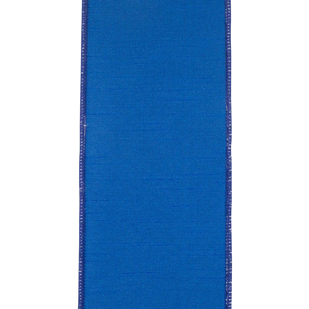 Asian Vista Chinoiserie Deluxe Wired Edge, White/blue, 4 In
