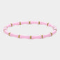 Enamel Bamboo Hinged Bangle Bracelet