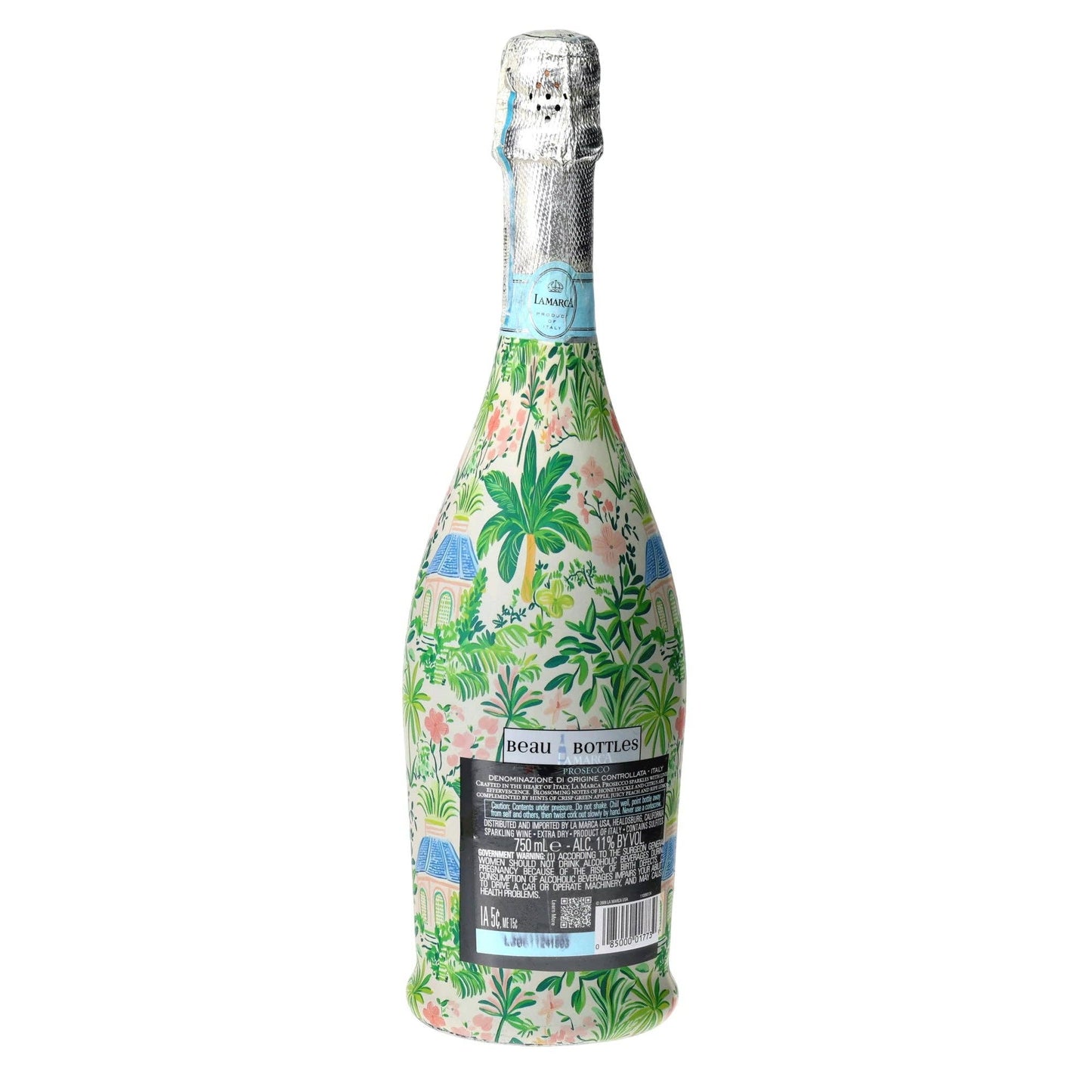 Verde Palm Pavilion Prosecco Bottle Wrap