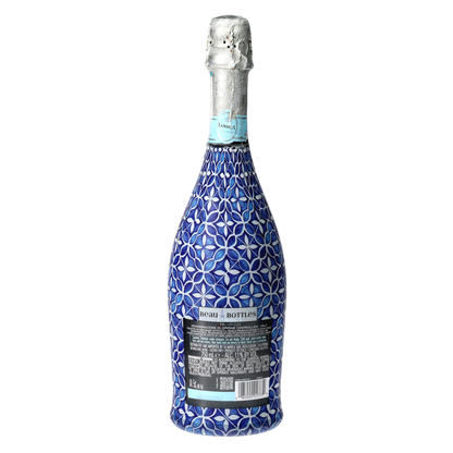 Andalusian Tile Prosecco Bottle Wrap