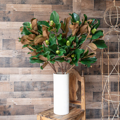 Magnolia Leaf Branch - 44 Inch