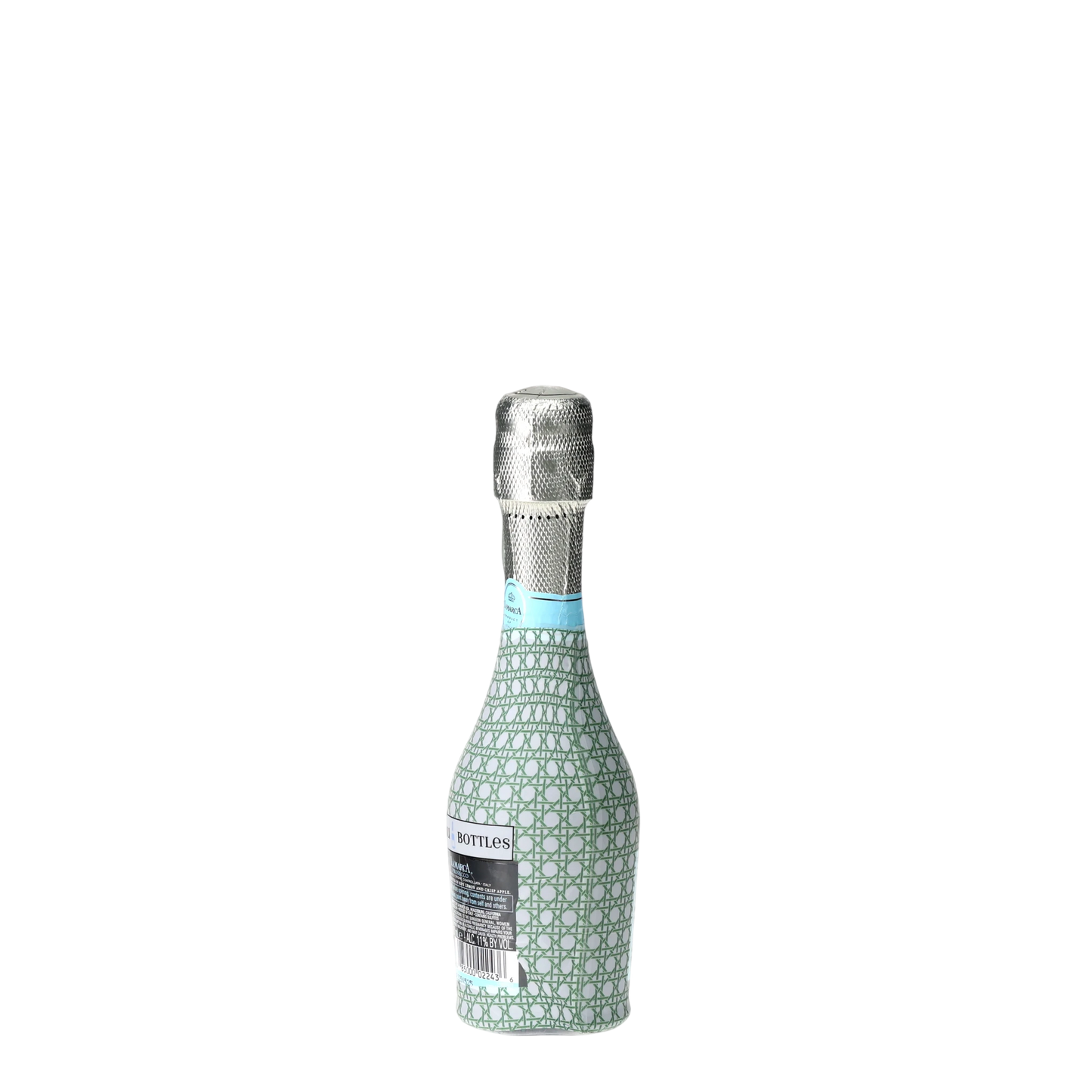Sage & White Cane Mini Prosecco Wraps (Set of 3)