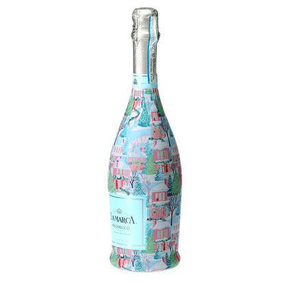 Home for the Holidays Prosecco Bottle Wrap