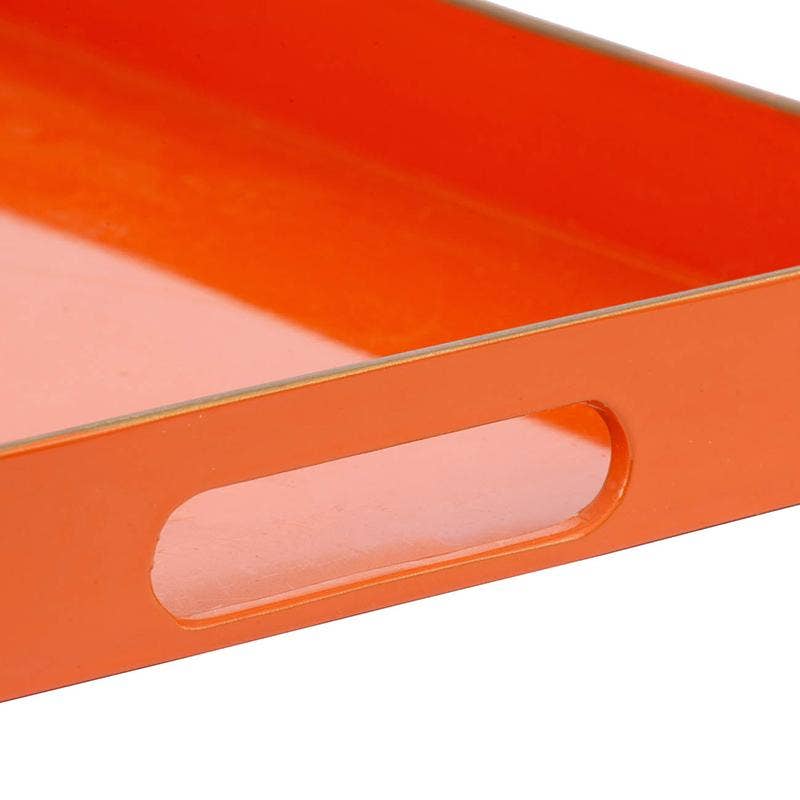 16x10" Mimosa Rectangle Tray,Orange