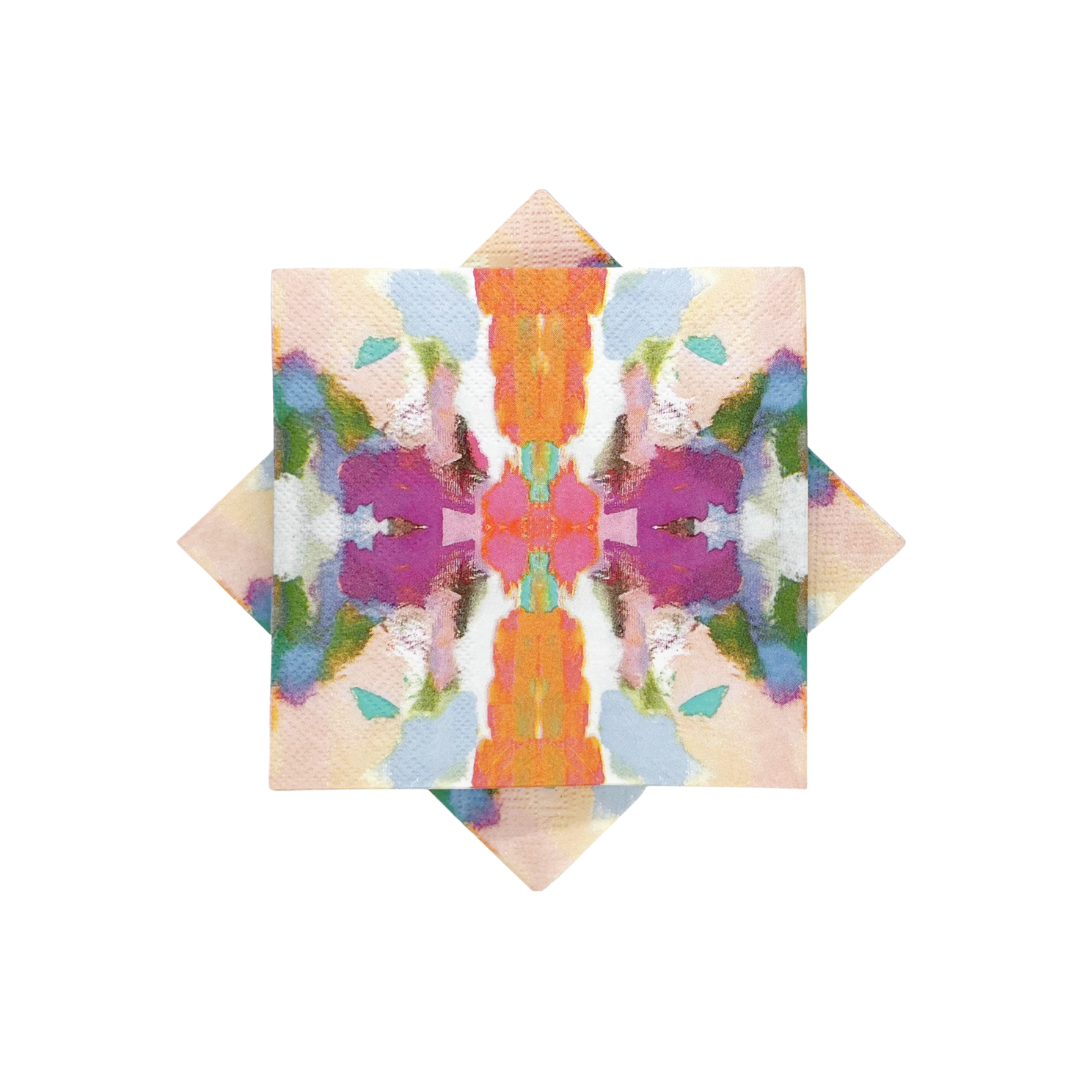 Begonia Cocktail Napkins - Laura Park