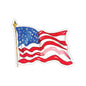 American Flag Red White and Blue Die-Cut Accent