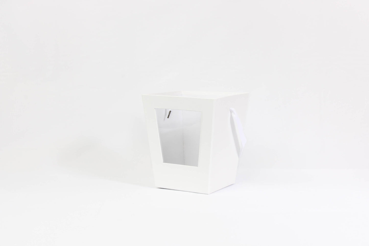 Rigid Trapezoidal Window Flower Tote Bag