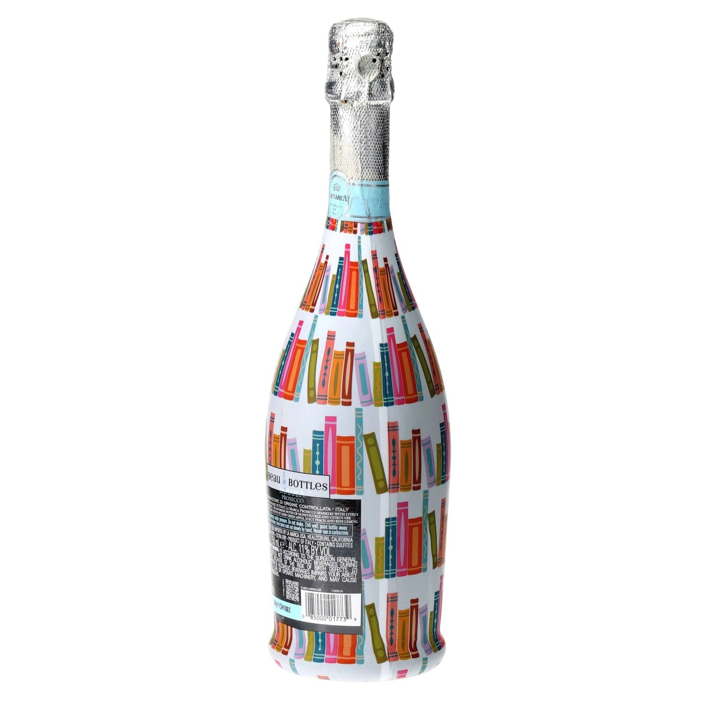 Warm & Bright Books Prosecco Bottle Wrap