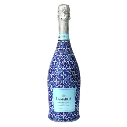 Andalusian Tile Prosecco Bottle Wrap