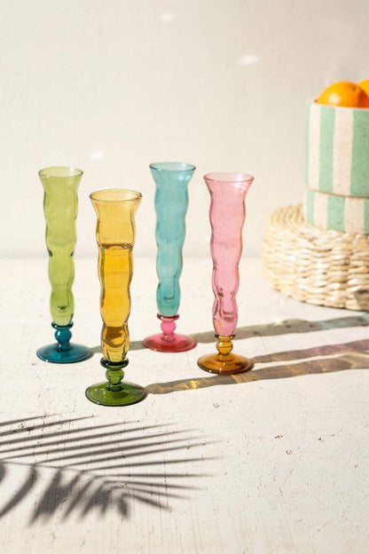 WAVY TRUMPET CHAMPAGNE GLASS
