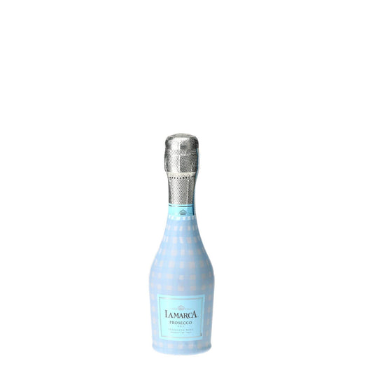 Powder Blue Picnic Gingham Mini Prosecco Wraps (3-Pack)