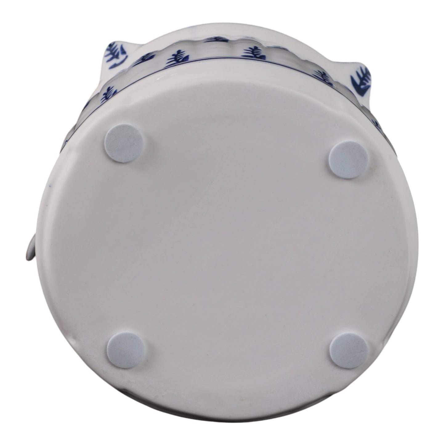 Bird House - White/Blue Chinoiserie Large Pagoda, 8 in.