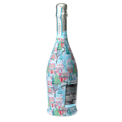 Home for the Holidays Prosecco Bottle Wrap