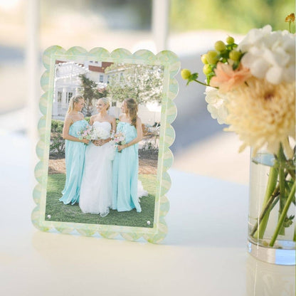 Elephant Falls Scalloped Picture Frame - Laura Park