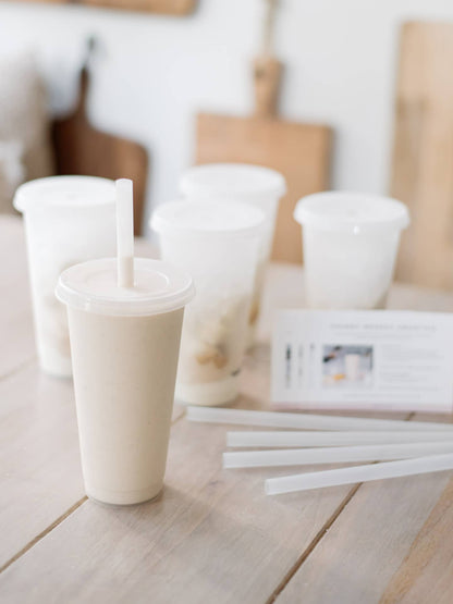 Smoothie Cups – Reusable Dishwasher-Safe Cups (Set of 5)