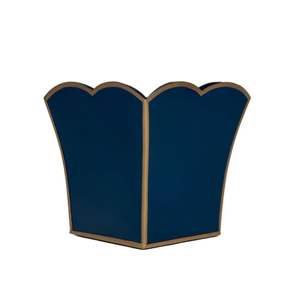 Gracie Scarlett Square Cachepot Planter Blue