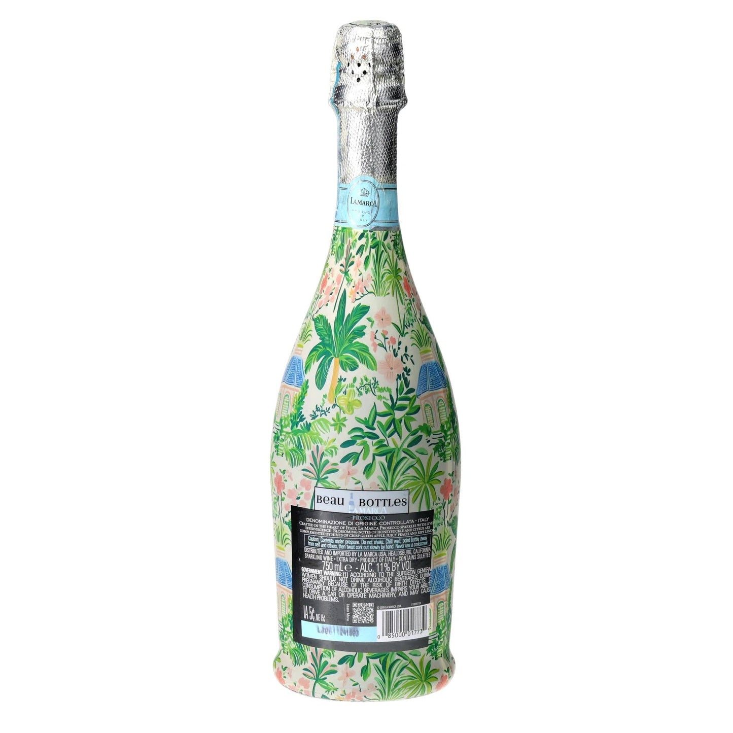 Verde Palm Pavilion Prosecco Bottle Wrap