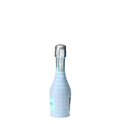 Powder Blue Picnic Gingham Mini Prosecco Wraps (3-Pack)