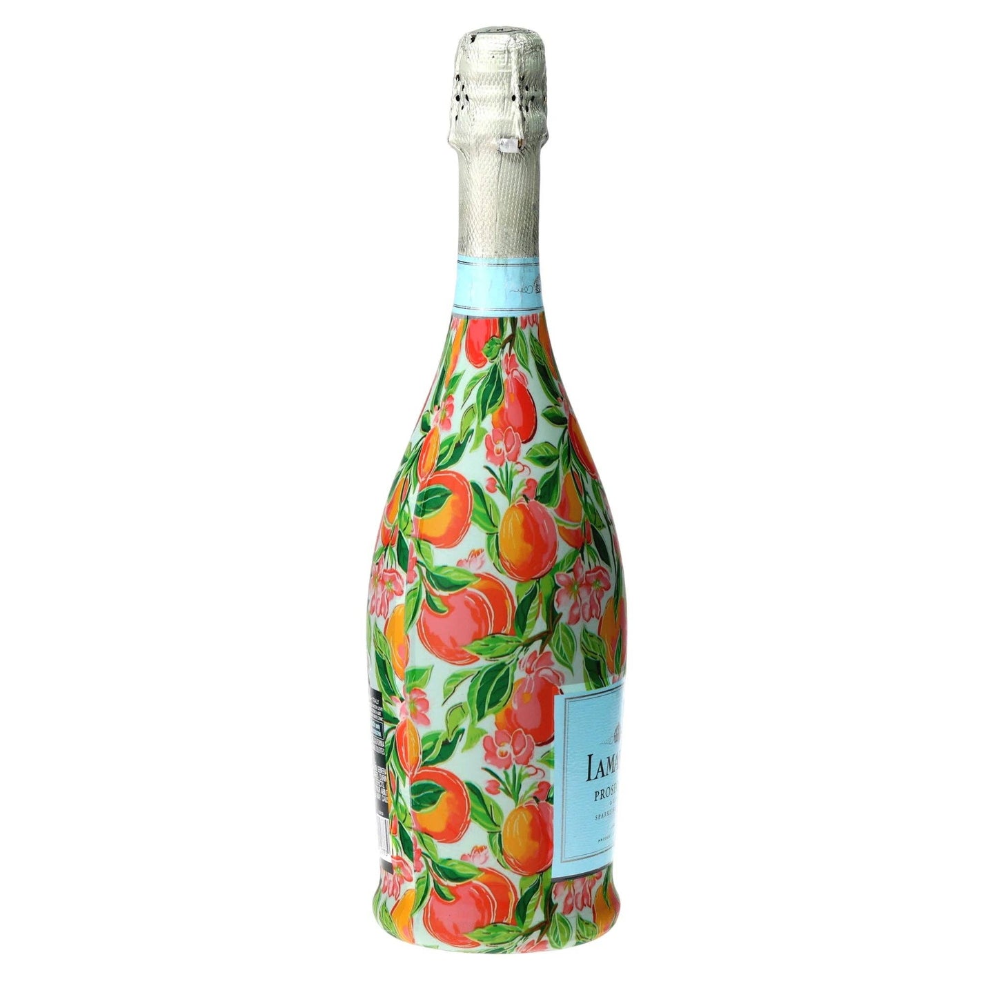 Peach Blossom Grove Prosecco Bottle Wrap