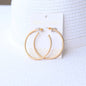 Skinny Everyday Gold Hoops | Classic Hoop Earrings