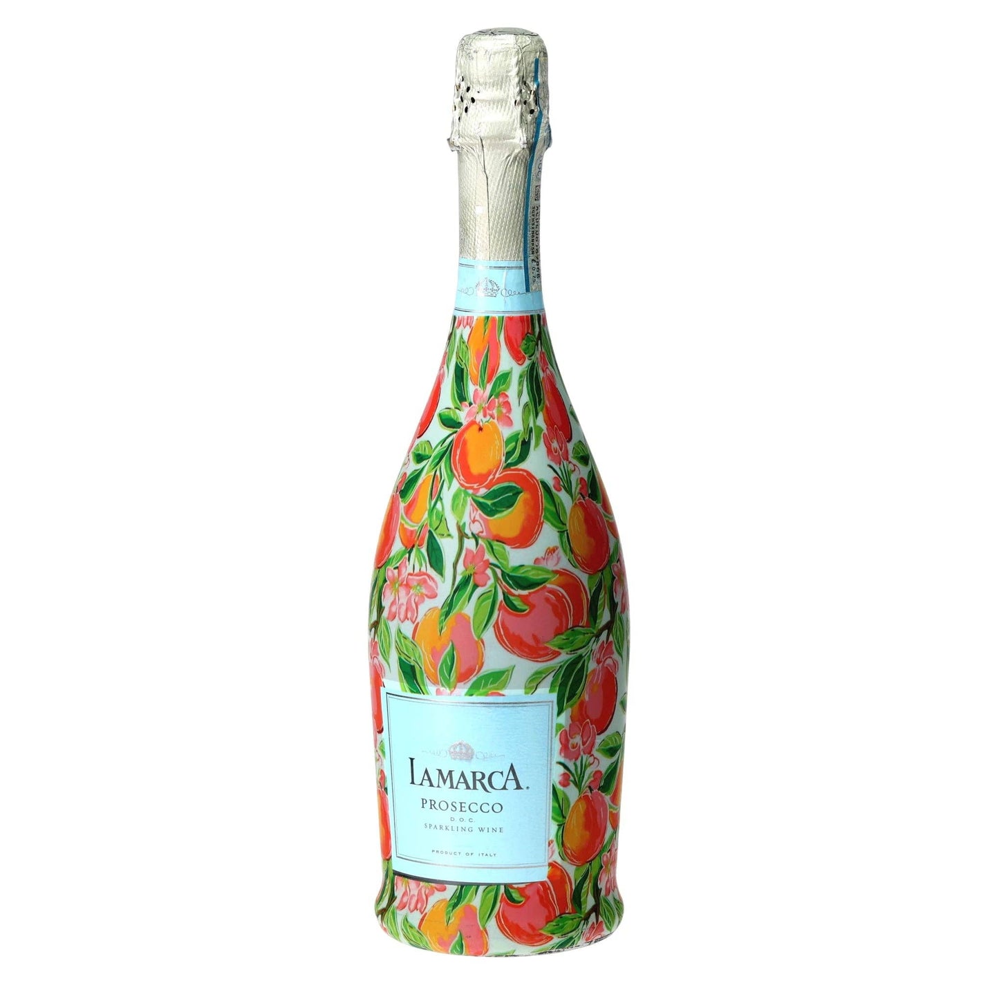 Peach Blossom Grove Prosecco Bottle Wrap