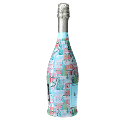 Home for the Holidays Prosecco Bottle Wrap