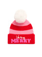 "VERY MERRY" BEANIE, RED