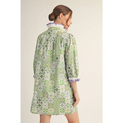 Print Shift Dress